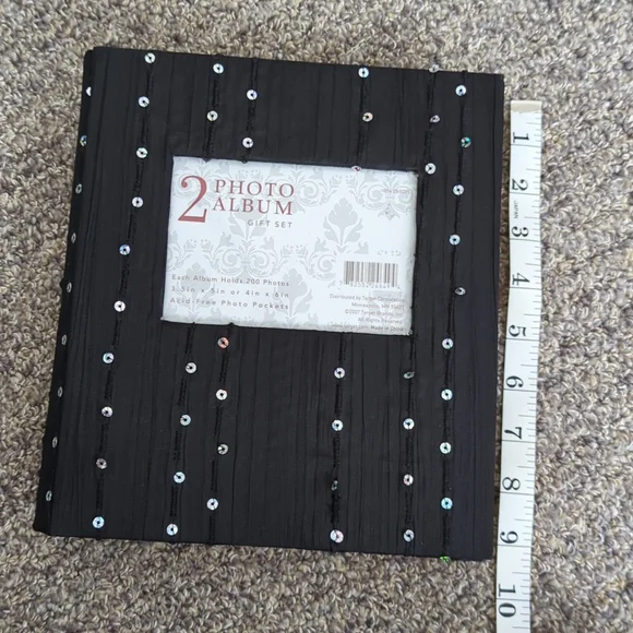 NEW Black and sequin cloth photo album - Picture 2 of 8